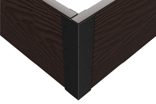 Грядки из ДПК