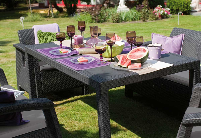 Мебель для сада Corfu Fiesta капучино  | Купить в Интернет-магазине | Цена 94 900 ₽ Комплекты уличной мебели для дачи