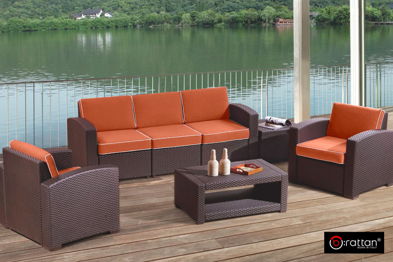 Комплект уличной мебели Rattan Premium 5 (5 мест) венге  | Купить в Интернет-магазине | Цена 72 500 ₽ Комплекты уличной мебели для дачи