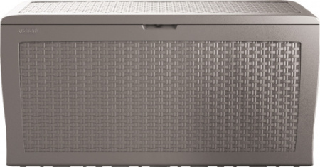 Сундук Samoa Rattan Box 270 L капучино  | Заказать онлайн | Цена 11 600 ₽ Садовые ящики и сундуки