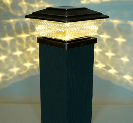 Крышка-фонарь для столба POLIVAN SINGARAJA серебро