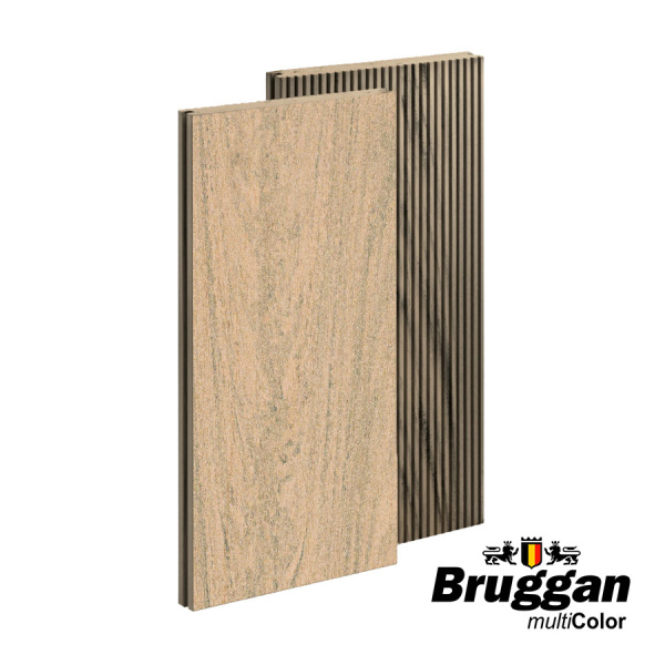 Террасная доска ДПК BRUGGAN MULTICOLOR SAND 140x19x3000 мм  | Купить в Интернет-магазине | Цена 1 974 ₽ Террасная доска из ДПК