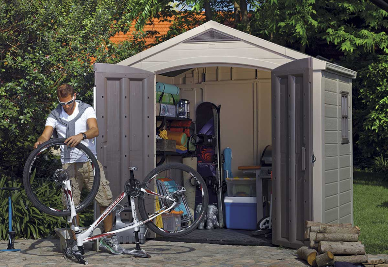 Пластиковый сарай для дачи