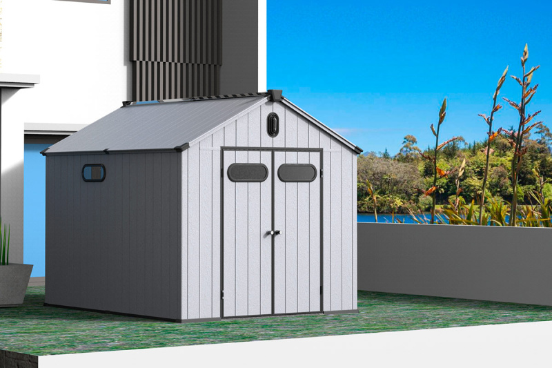 Пластиковый сарай для дачи