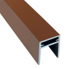 Алюминиевый П-профиль EasyDecking 35x25x3000 Коричневый