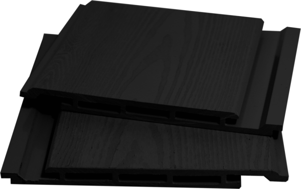 Фасадная панель из МПК Campione 160х17х3000мм черная  | Купить в Интернет-магазине | Цена 1 680 ₽ Фасады из ДПК