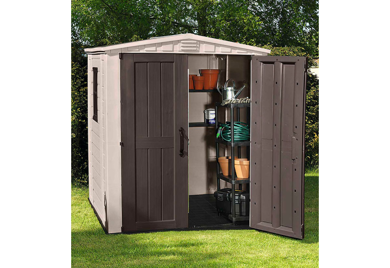 Пластиковый сарай для дачи