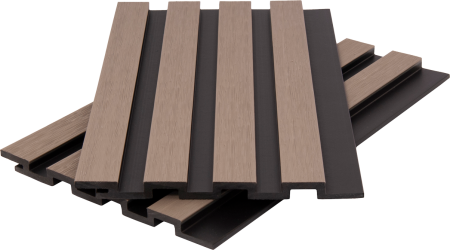 Фасадные панели из ДПК