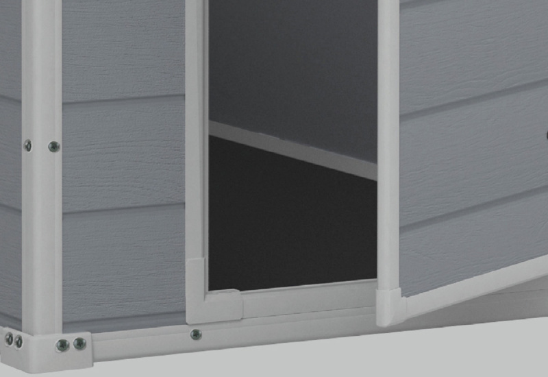 Пластиковый сарай для дачи