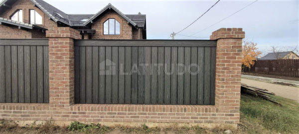 Заборная доска дпк Latitudo Estetic 140х12х3000 Графит