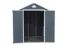 Сарай пластиковый Black Fox Modernist J 11м2  | Купить в Интернет-магазине | Цена 174 000 ₽ Пластиковый сарай для дачи