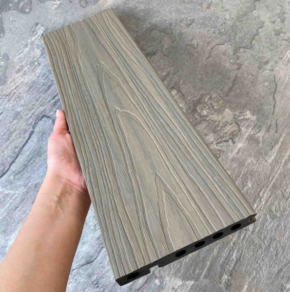 Финишная доска ДПК EasyDecking Co-extrusion 145х21х4010 Driftwood  | Купить в Интернет-магазине | Цена 1 208 ₽ Террасная доска из ДПК