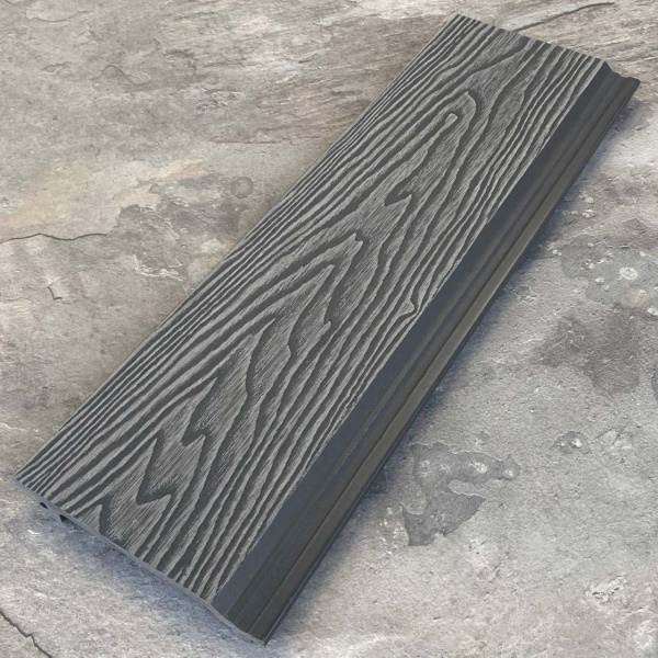 Фасадная панель EasyDecking Wood-X 156х21х3010 Серый 3D  | Купить в Интернет-магазине | Цена 576 ₽ Фасадные панели из ДПК