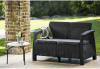 Диван двухместный Corfu Love Seat коричневый  | Купить в Интернет-магазине | Цена 26 900 ₽ Диван для дачи
