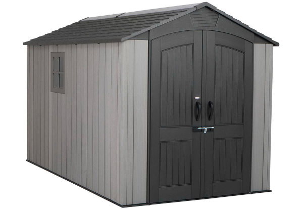 Пластиковый сарай WOODLOOK 7х12  | Купить в Интернет-магазине | Цена 280 000 ₽ Пластиковый сарай для дачи