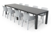 Обеденный стол Julie Double table 2 configurations графит  | Купить в Интернет-магазине | Цена 41 500 ₽ Стол для дачи