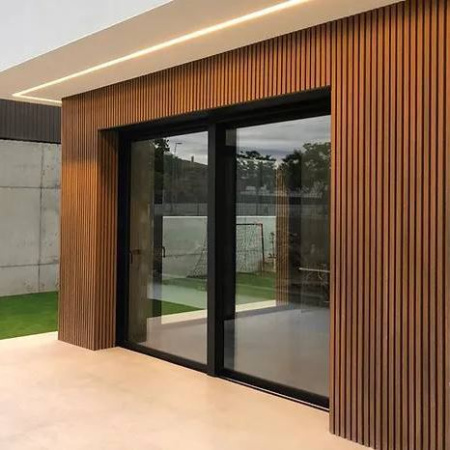 Фасадные панели из ДПК