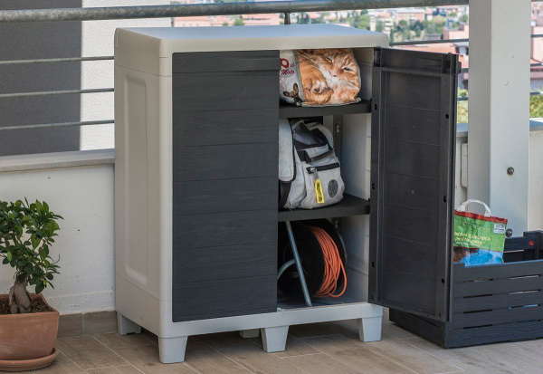 Пластиковые шкафы и тумбы