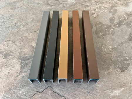 Алюминиевый П-профиль EasyDecking 35x25x3000 Дуб