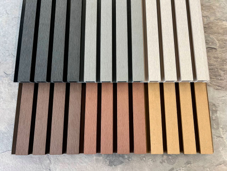 Фасадные панели из ДПК