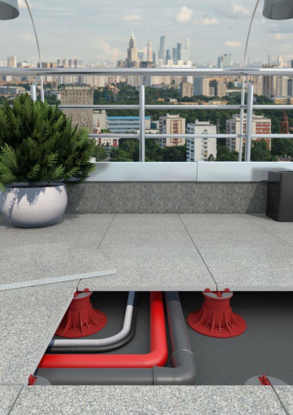 Регулируемые опоры для лаг и плитки