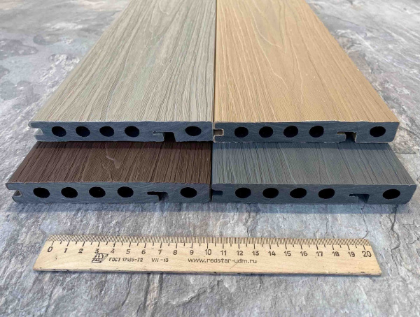 Финишная доска ДПК EasyDecking Co-extrusion 145х21х4010 Old Barn  | Купить в Интернет-магазине | Цена 1 208 ₽ Террасная доска из ДПК