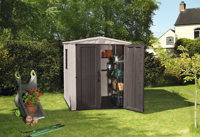 Пластиковый сарай для дачи