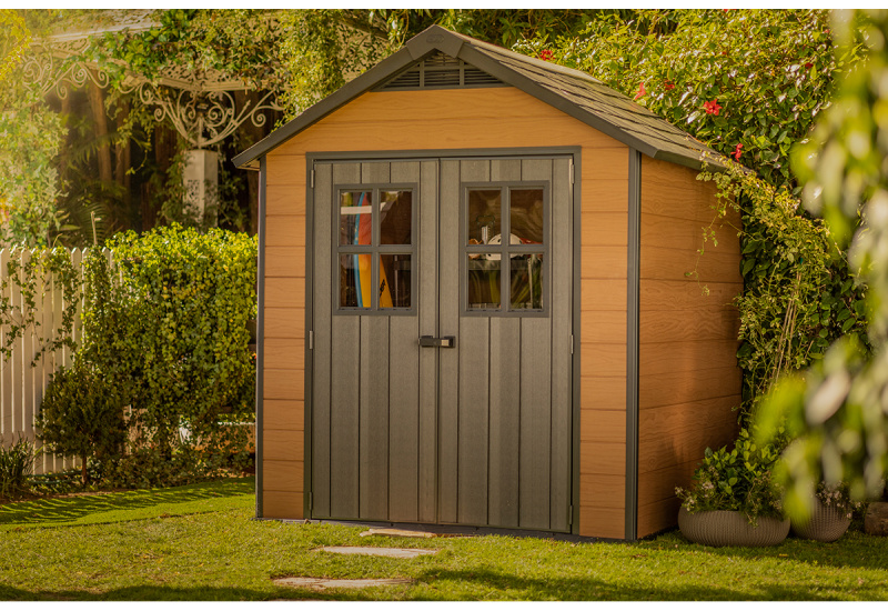 Пластиковый сарай для дачи