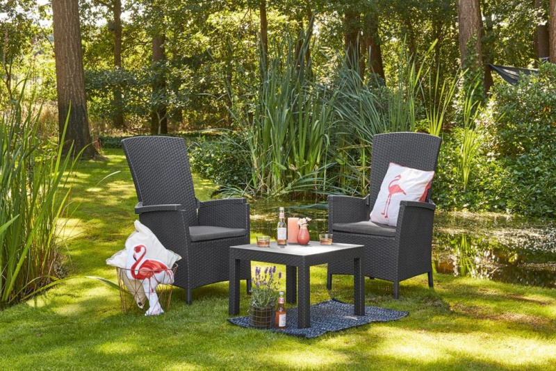 Кресло Vermont графит  | Купить в Интернет-магазине | Цена 15 900 ₽ Уличная мебель