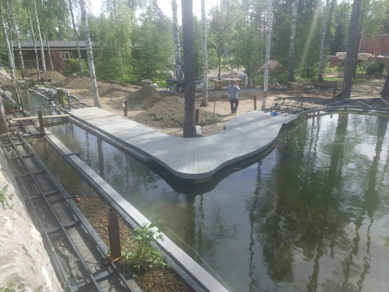 Террасная доска ДПК UnoDeck Solid ВЕНГЕ 150x20x3000 мм  | Купить в Интернет-магазине | Цена 990 ₽ Террасная доска из ДПК