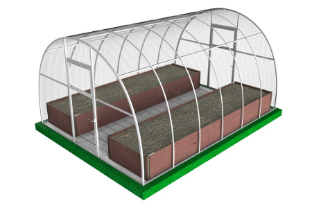 Грядки из ДПК