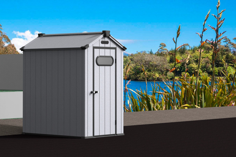 Пластиковый сарай для дачи