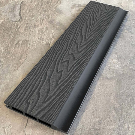 Заборная панель шип-паз ДПК EasyDecking Вуд-Икс 146х20х3010 черное дерево