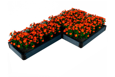 Доска для грядок и клумб из ДПК NauticPrime 150х25х2950 серая  | Купить в Интернет-магазине | Цена 1 400 ₽ Грядки из ДПК