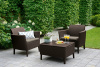 Набор балконной мебели Salemo Balcony Set коричневый  | Купить в Интернет-магазине | Цена 49 300 ₽ Комплекты для балконов