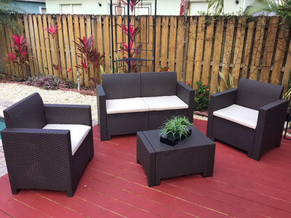 Комплекты уличной мебели для дачи