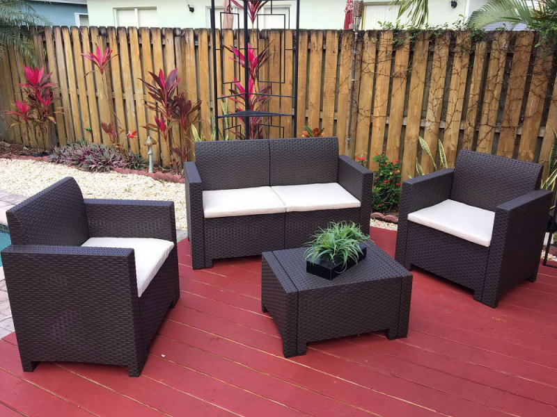 Комплекты уличной мебели для дачи