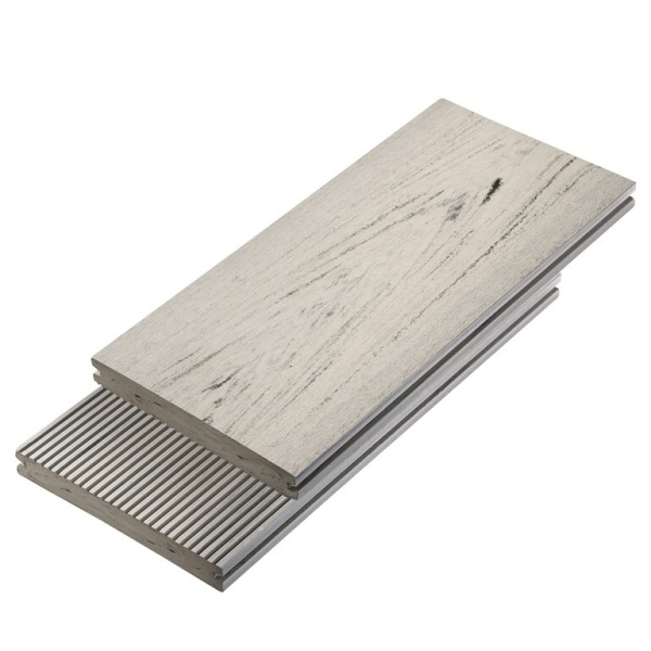 Террасная доска ДПК BRUGGAN MULTICOLOR SMOKE WHITE 130x19x3000 мм  | Купить в Интернет-магазине | Цена 1 945 ₽ Террасная доска из ДПК