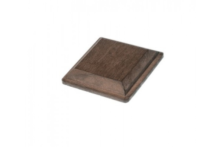 Крышка для столба верхняя TimberTex темно-коричневый Classic 120x120 мм