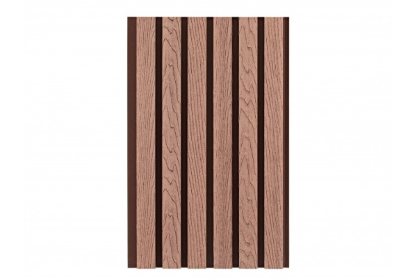 Реечная бесшовная панель TimberTex коэкструзия 169x26x3000 мм кедр  | Купить в Интернет-магазине | Цена 738 ₽ Фасадные панели из ДПК