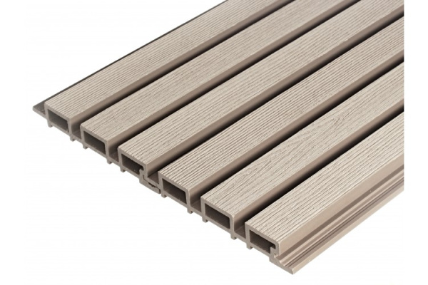 Реечная бесшовная панель TimberTex коэкструзия 169x26x3000 мм крем  | Купить в Интернет-магазине | Цена 738 ₽ Фасадные панели из ДПК