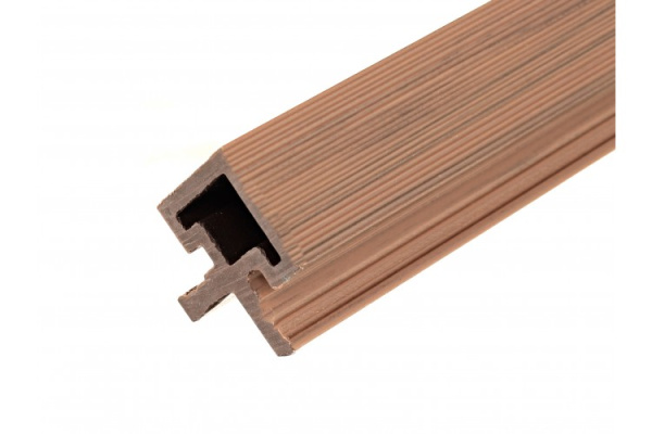 Реечная бесшовная панель TimberTex коэкструзия 219x26x4000 мм тик микс  | Купить в Интернет-магазине | Цена 890 ₽ Фасадные панели из ДПК