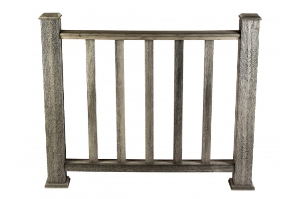 Перила верхние TimberTex серый 3D 90x45x3000 мм Перила верхние TimberTex серый 3D 90x45x3000 мм