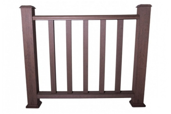 Перила верхние TimberTex венге микс браш 90x45x3000 мм Перила верхние TimberTex венге микс браш 90x45x3000 мм