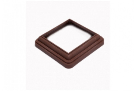 Рамка для столба нижняя TimberTex венге микс браш 120x120 мм